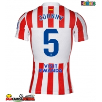 Camisa de Futebol Atletico Madrid Johnny Cardoso #5 Equipamento Principal 2025-26 Manga Curta